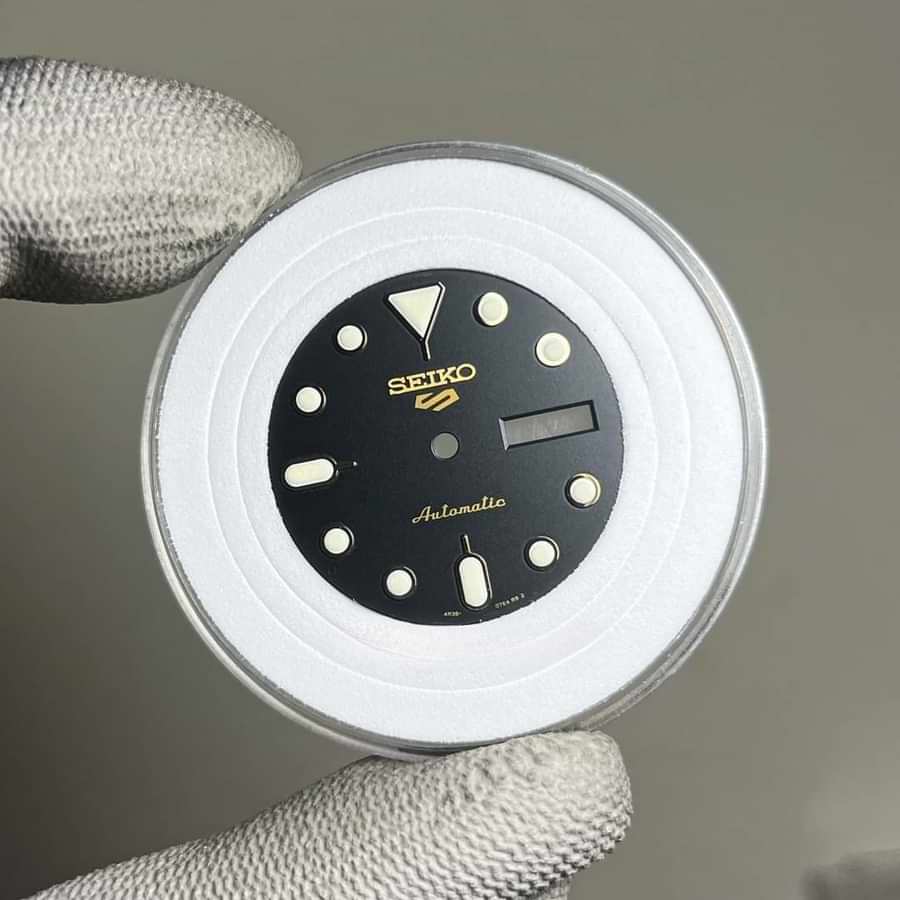 seiko-5kx-black-gilt-srpd57-oem-genuine-dial